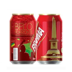 LATA VAZIA BRAHMA CHOPP COPA 2014 BELO HORIZONTE 350 ML ALUMÍNIO BRAZIL