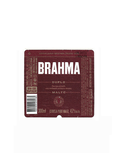 RÓTULO BRAHMA DUPLO MALTE 300 ML BRASIL - comprar online