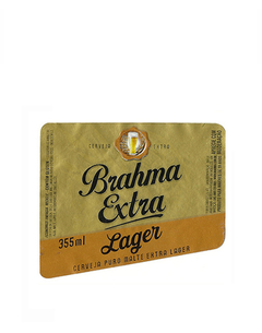 RÓTULO BRAHMA EXTRA LAGER 355 ML BRASIL - comprar online