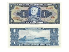 CÉDULA BRAZIL ANO 1953/66 1 CRUZEIRO - comprar online