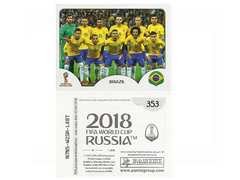 FIGURINHA COPA FIFA 2018 BRAZIL SELEÇÃO Nº 353