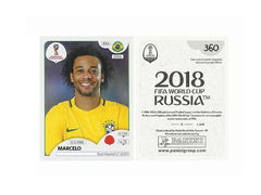 FIGURINHA COPA FIFA 2018 BRAZIL MARCELO Nº 360