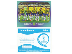 FIGURINHA COPA FIFA 2022 BRAZIL SELEÇÃO Nº BRA 1