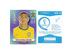 FIGURINHA COPA FIFA 2022 BRAZIL RICHARLISON Nº BRA 19