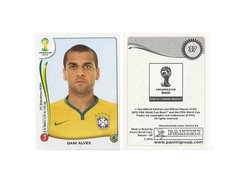 FIGURINHA COPA FIFA 2014 BRAZIL DANI ALVES Nº 37