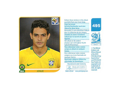 FIGURINHA COPA FIFA 2010 BRAZIL JOSUE Nº 495