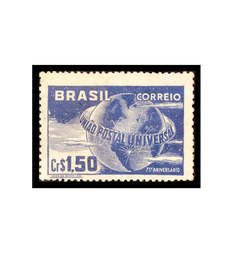 COMEMORATIVO BRAZIL 1949 75º ANIVERSÁRIO UNIÃO POSTAL UNIVERSAL - comprar online