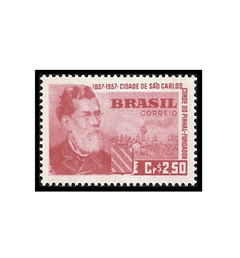 COMEMORATIVO BRAZIL 1957 CENTENÁRIO DE SÃO CARLOS - comprar online