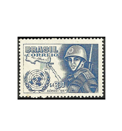 COMEMORATIVO BRAZIL 1957 AÉREO FORÇA DE PAZ EM SUEZ - comprar online