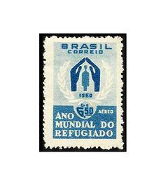 COMEMORATIVO BRAZIL 1960 AÉREO ANO MUNDIAL DO REFUGIADO - comprar online