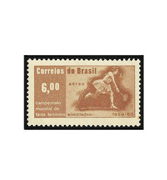 COMEMORATIVO BRAZIL 1960 AÉREO CAMPEONATO MUNDIAL TÊNIS FEMININO - comprar online