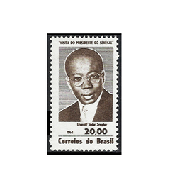 COMEMORATIVO BRAZIL 1964 VISITA DO PRESIDENTE DO SENEGAL