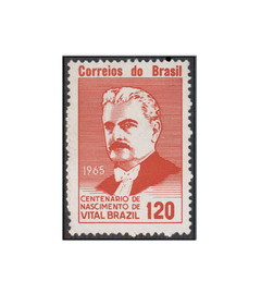 COMEMORATIVO BRAZIL 1965 CENTENÁRIO DE NASCIMENTO VITAL BRAZIL - comprar online