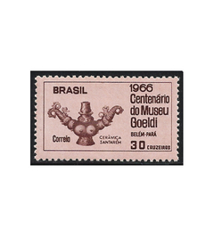 COMEMORATIVO BRAZIL 1966 CENTENÁRIO DO MUSEU GOELDI - BELÉM