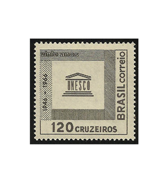COMEMORATIVO BRAZIL 1966 UNESCO 20 ANOS 1946-1966 - comprar online