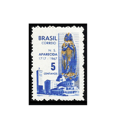 COMEMORATIVO BRAZIL 1967 250 ANOS DE NOSSA SENHORA APARECIDA