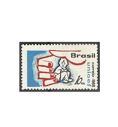 COMEMORATIVO BRAZIL 1968 FUNDO DAS NAÇÕES UNIDAS UNICEF - comprar online