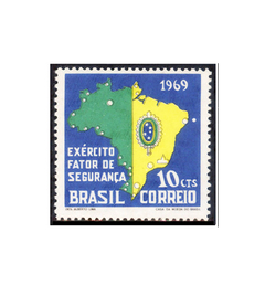 COMEMORATIVO BRAZIL 1969 EXÉRCITO FATOR DE SEGURANÇA - comprar online