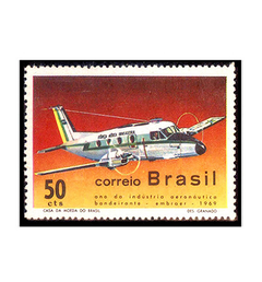 COMEMORATIVO BRAZIL 1969 ANO DA INDUSTRIA AERONÁUTICA - comprar online