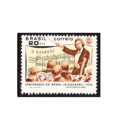 COMEMORATIVO BRAZIL 1970 CENTENÁRIO DA ÓPERA * O GUARANI * - comprar online