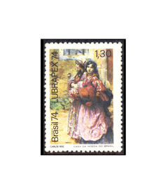 COMEMORATIVO BRAZIL 1974 LUBRAPEX 74 - comprar online