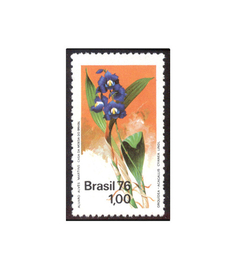 COMEMORATIVO BRAZIL 1976 PRESERVAÇÃO DA NATUREZA - ORQUÍDEA - comprar online