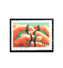 COMEMORATIVO BRAZIL 1976 ARTES PLASTICAS PINTURA - PIETRINA CHECCACCI - comprar online