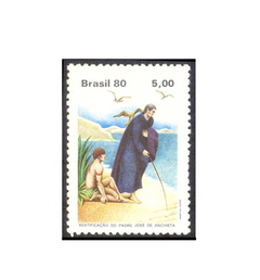 COMEMORATIVO BRAZIL 1980 BEATIFICAÇÃO DO PADRE JOSE DE ANCHIETA - comprar online