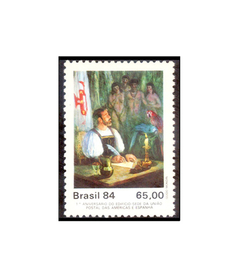 COMEMORATIVO BRAZIL 1984 1º ANIVERSÁRIO EDIFÍCIO SEDE DA UNIÃO POSTAL - comprar online