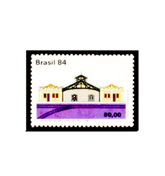 COMEMORATIVO BRAZIL 1984 ESTAÇÃO DE SÃO JOÃO DEL REI - MG