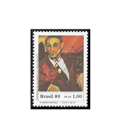 COMEMORATIVO BRAZIL 1989 CENTENÁRIO NASCIMENTO DE ANITA MALFATTI