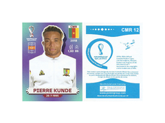 FIGURINHA COPA FIFA 2022 CAMEROUN PIERRE KUNDE Nº CMR 12