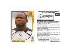 FIGURINHA COPA FIFA 2002 CAMEROUN ALIOUM BOUKAR Nº 369