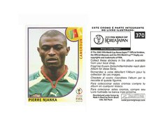 FIGURINHA COPA FIFA 2002 CAMEROUN PIERRE NJANKA Nº 370