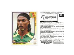 FIGURINHA COPA FIFA 2002 CAMEROUN RIGOBERT SONG Nº 371