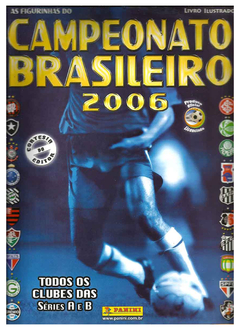 ÁLBUM CAMPEONATO BRASILEIRO 2006 NOVO CAPA NORMAL C/ 8 FIGURINHAS - comprar online