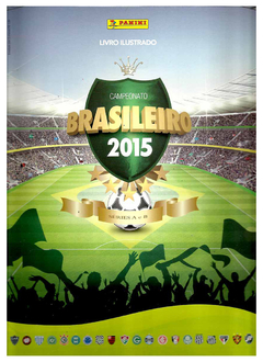 ÁLBUM CAMPEONATO BRASILEIRO 2015 NOVO CAPA NORMAL C/ 65 FIGURINHAS - comprar online