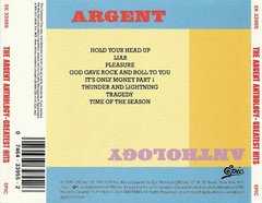 CD ARGENT THE ANTHOLOGY 1976 GRAV EPIC RECORDS USA - comprar online