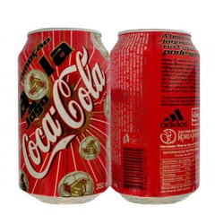 LATA REFRIGERANTE COCA COLA BOLA DO JOGO 350 ML ALUMÍNIO BRASIL