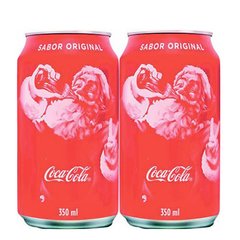 LATA VAZIA COCA COLA ORIGINAL NATAL 2019 350 ML ALUMÍNIO BRASIL