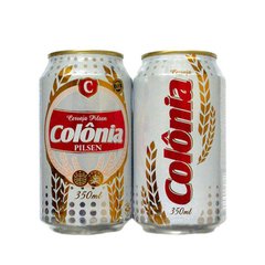 LATA VAZIA COLÔNIA CERVEJA PILSEN 350 ML ALUMÍNIO BRAZIL - comprar online