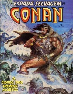 GIBI CONAN A ESPADA SELVAGEM EDITORA ABRIL FORMATO GDE Nº 10 1985 66 PAG