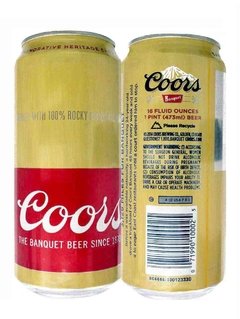 LATA COORS THE BANQUET BEER 473 ML ALUMINIO USA