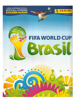 ÁLBUM COPA FIFA 2014 NOVO CAPA NORMAL FALTA 90 FIGURINHAS - comprar online