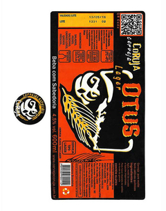 RÓTULO CORUJA CERVEJA OTUS LAGER 600 ML BRAZIL - comprar online