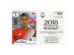 FIGURINHA COPA FIFA 2018 COSTA RICA JOEL CAMPBELL Nº 409 na internet