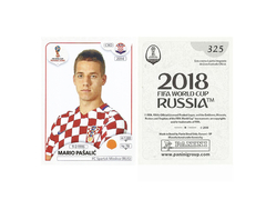 FIGURINHA COPA FIFA 2018 CROATIA MARIO PASALIC Nº 325