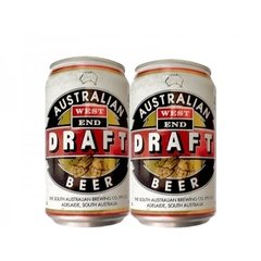 LATA VAZIA DRAFT AUSTRALIAN BEER 330 ML ALUMÍNIO AUSTRALIA