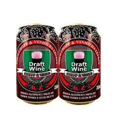 LATA VAZIA DRAFT & WINE CHOPP & VINHO DA LECKER 350 ML FERRO BRAZIL - comprar online