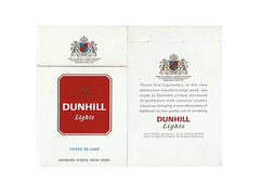 BOX VAZIO DUNHILL LIGHTS FILTER DUNHILL TOBACCOS ENGLAND - comprar online